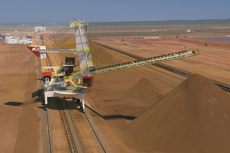 Stacking System Material Handling - MCI Mining Construction Int.